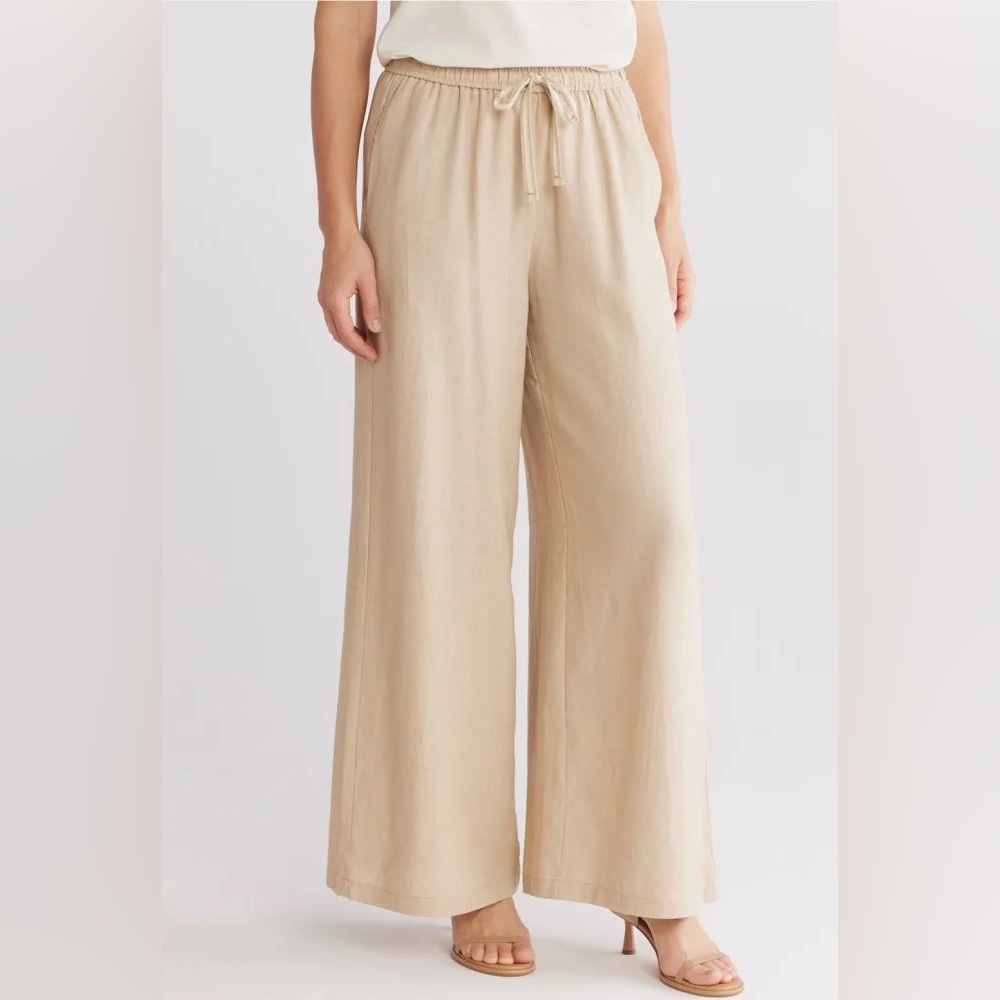 Women's navy Wide-Leg Pants